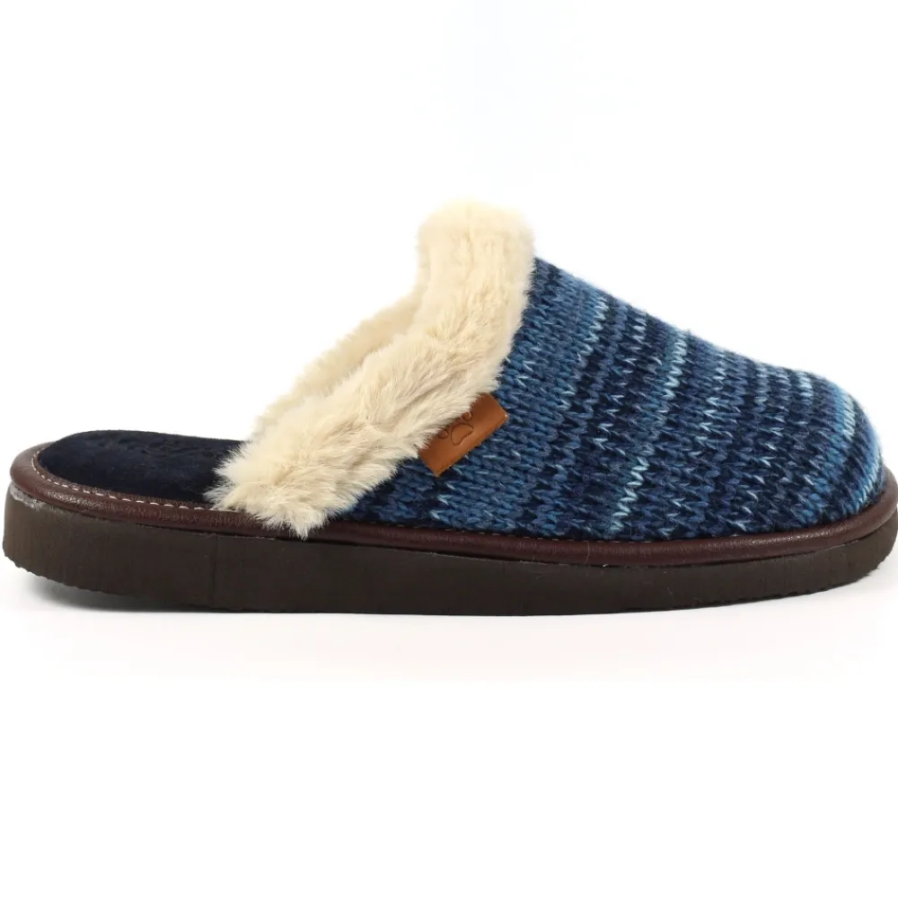 Womens Slippers | Slip-on-Lunar Shoes Alfa Blue Slipper