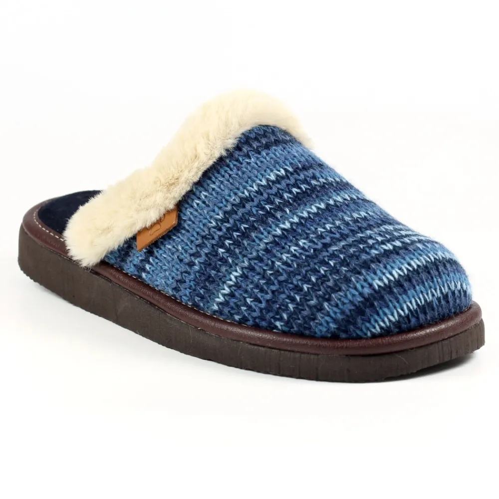 Womens Slippers | Slip-on-Lunar Shoes Alfa Blue Slipper