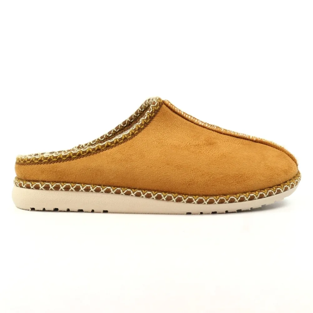 Womens Slippers | Slip-on-Lunar Shoes Apollonia Tan Mule Slipper