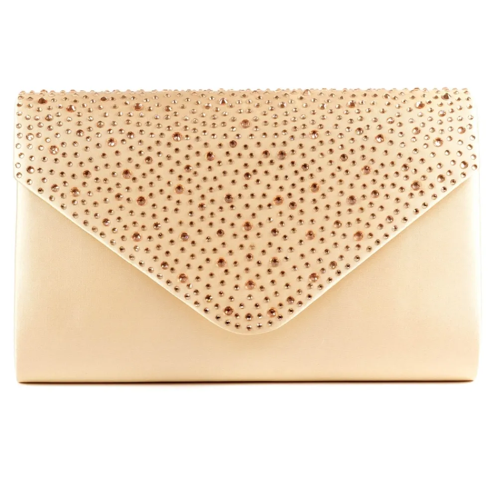 Shoes & Matching Bags | Clutch-Lunar Shoes Arabella Champagne Bag