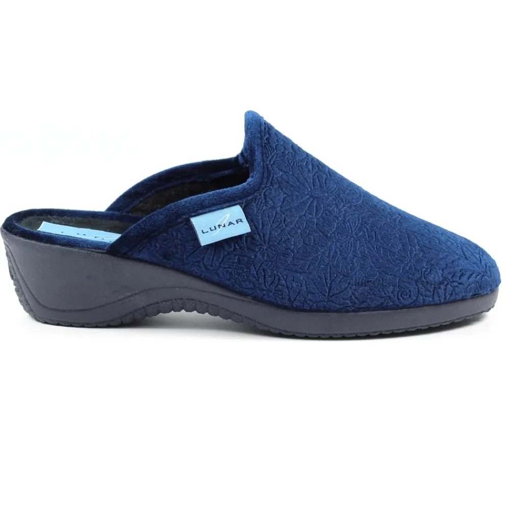 Slip-on | Mule-Lunar Shoes Audrey Navy Mule Slipper