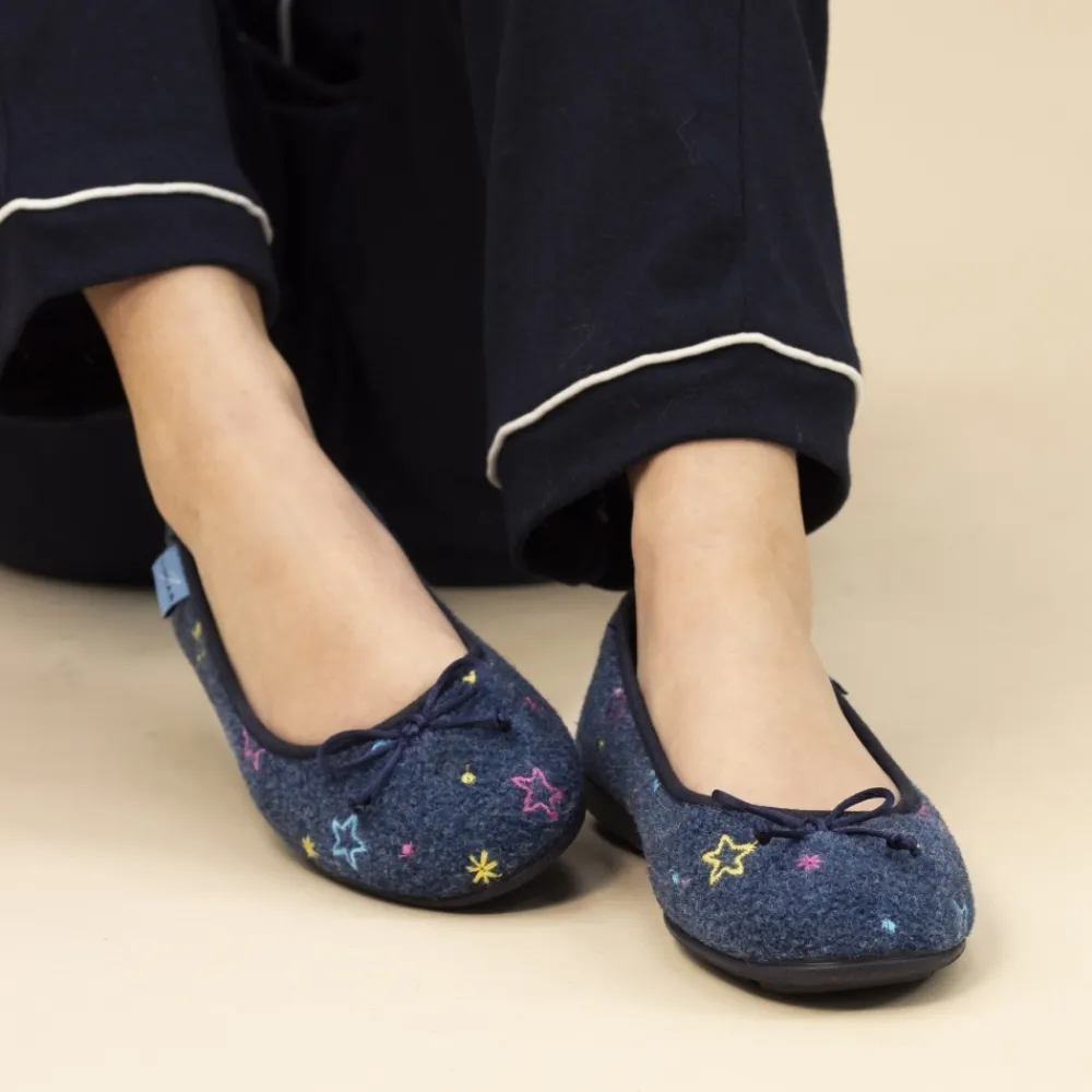 Pump-Lunar Shoes Berry Blue Pump Slipper