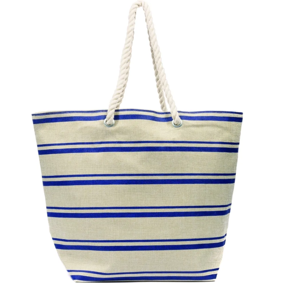 Beach-Lunar Shoes Cadence Multi Navy Beach Bag