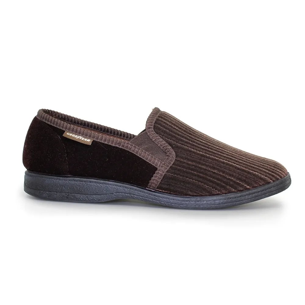 Mens Slippers-Lunar Shoes Calder Slipper