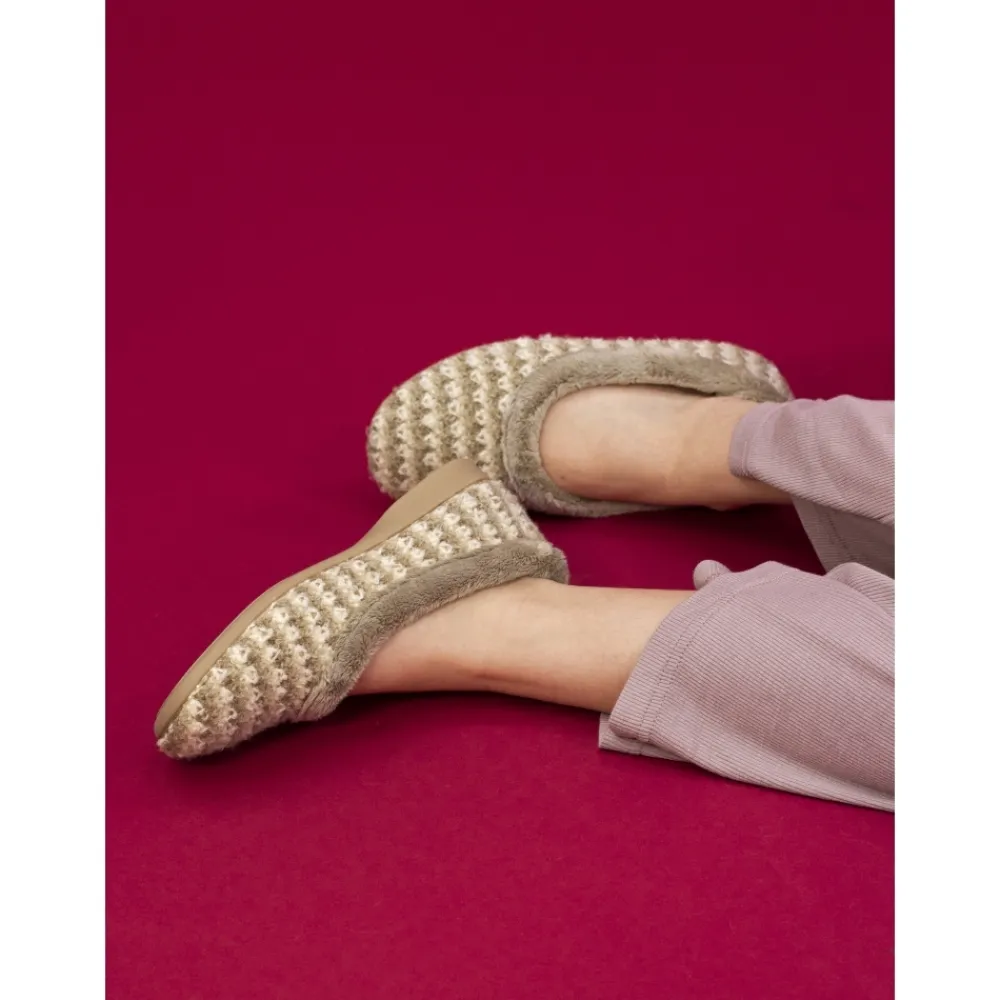 Slip-on | Pump-Lunar Shoes Cambria Beige Slipper