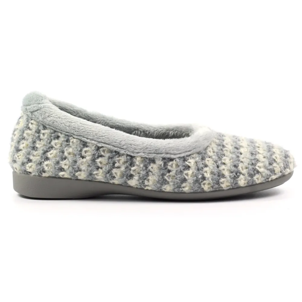 Pump | Slip-on-Lunar Shoes Cambria Grey Slipper