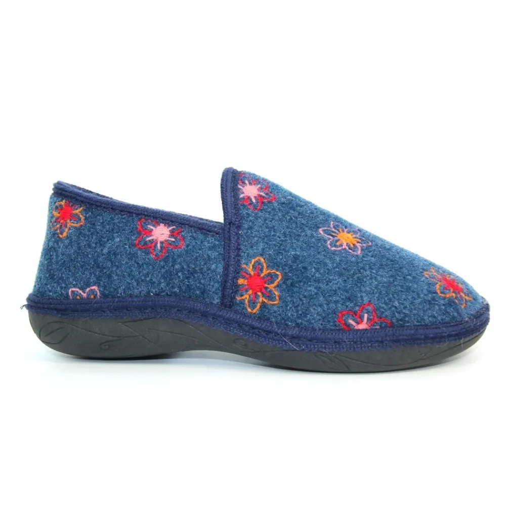 Pump-Lunar Shoes Camden II Floral Slipper