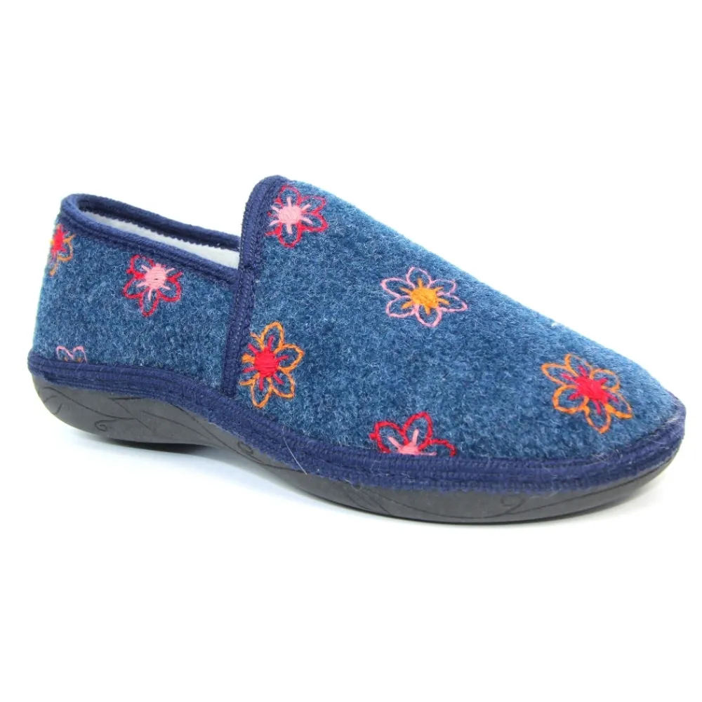 Pump-Lunar Shoes Camden II Floral Slipper