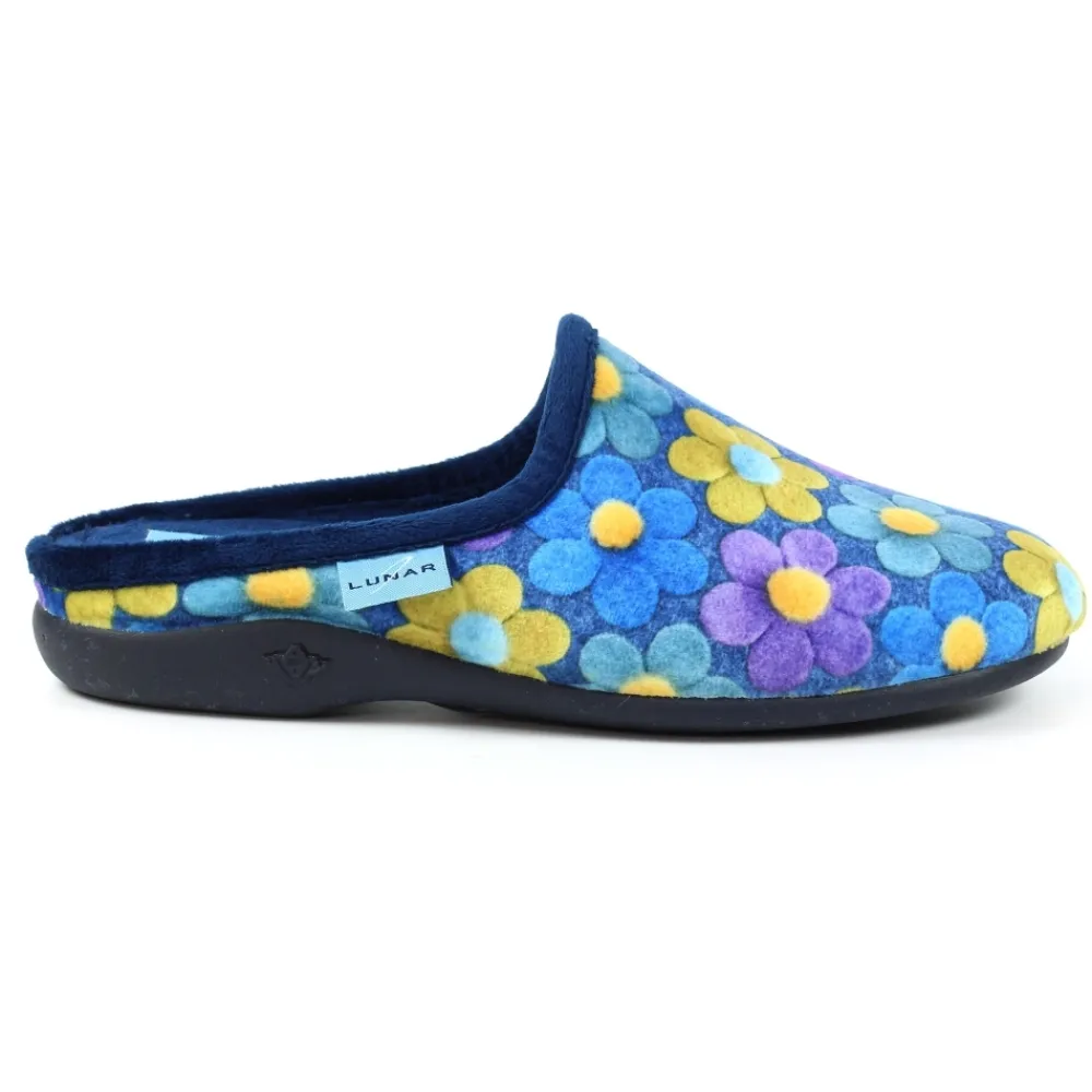 Slip-on | Mule-Lunar Shoes Cameo Blue Mule Slipper