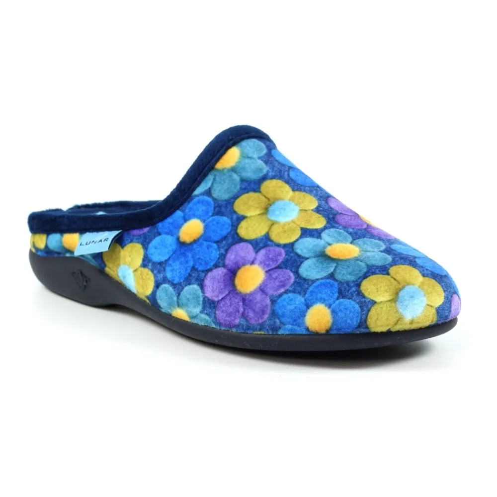 Slip-on | Mule-Lunar Shoes Cameo Blue Mule Slipper