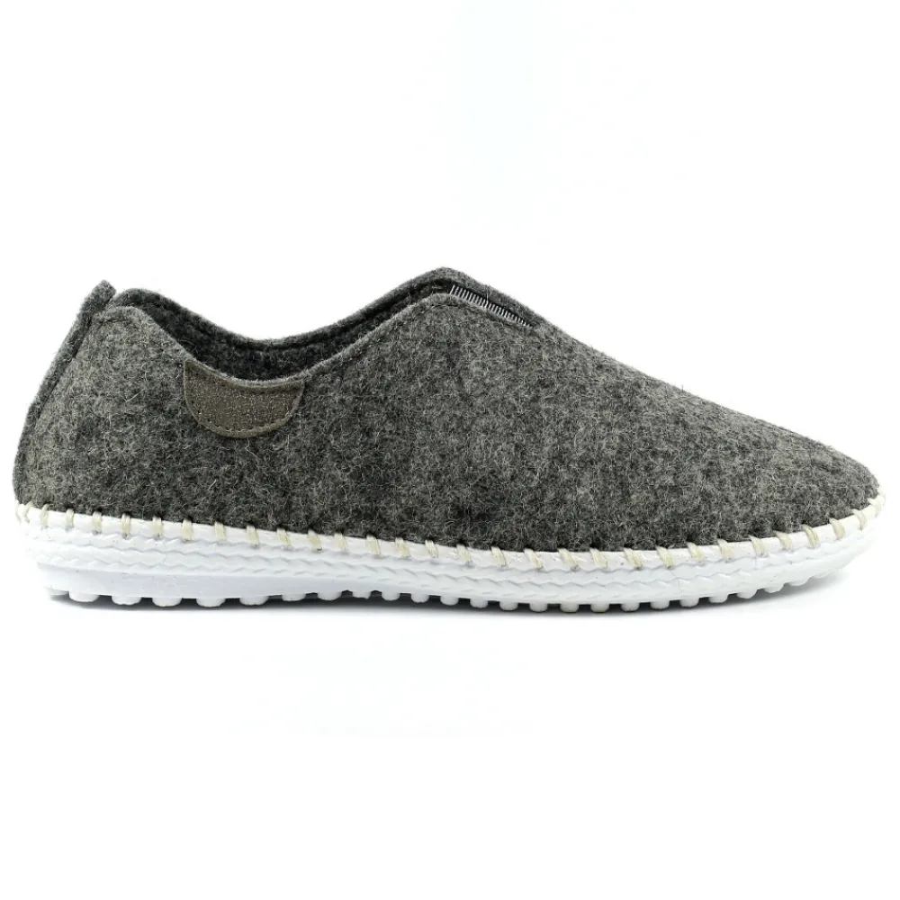 Slip-on-Lunar Shoes Colette Grey Full Slipper