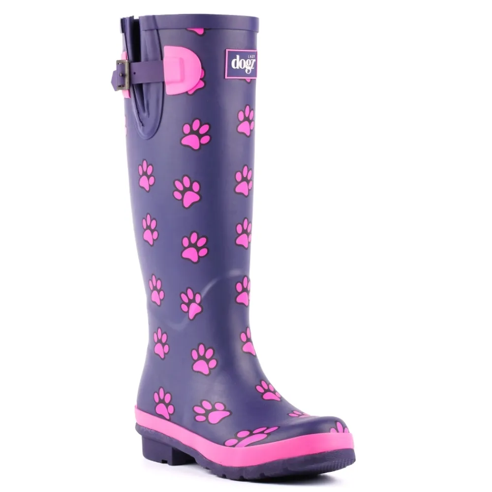 Boots | Wellies-Lunar Shoes Cookie Welly Navy