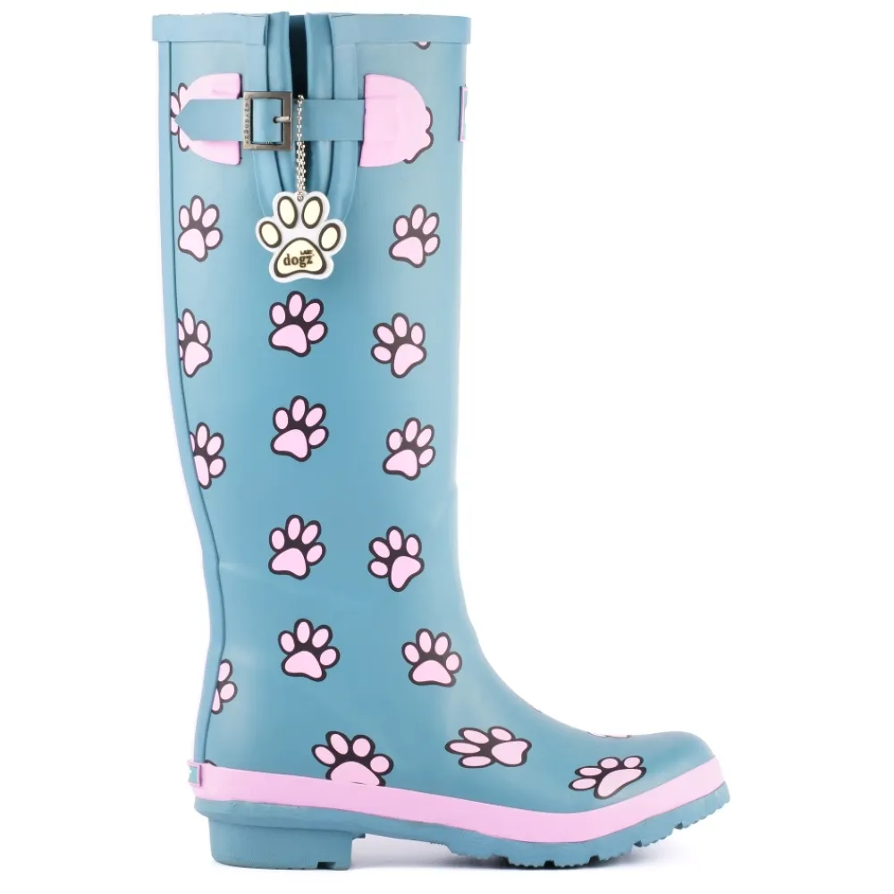 Boots | Wellies-Lunar Shoes Cookie Welly Teal