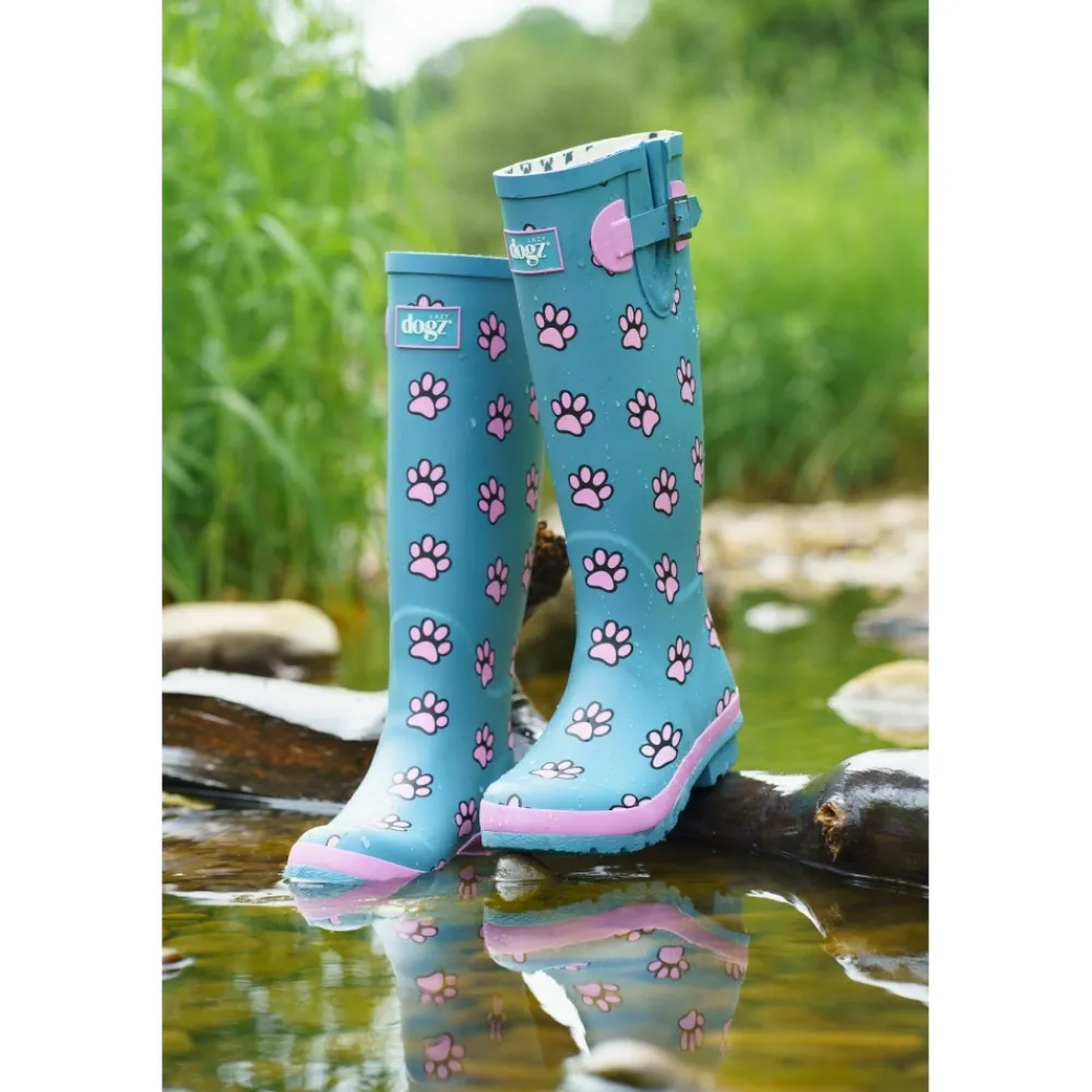 Boots | Wellies-Lunar Shoes Cookie Welly Teal