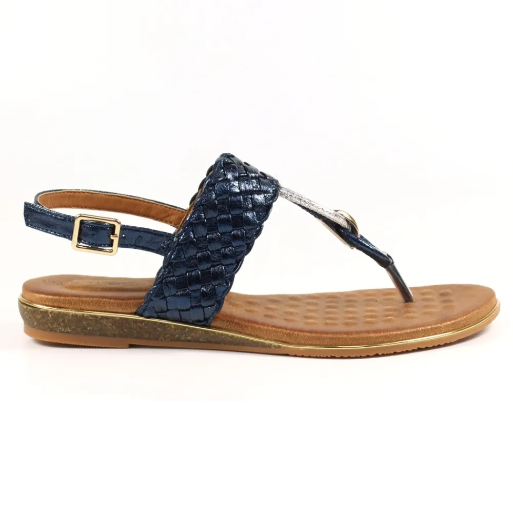 Toe Post-Lunar Shoes Dawley Navy Sandal