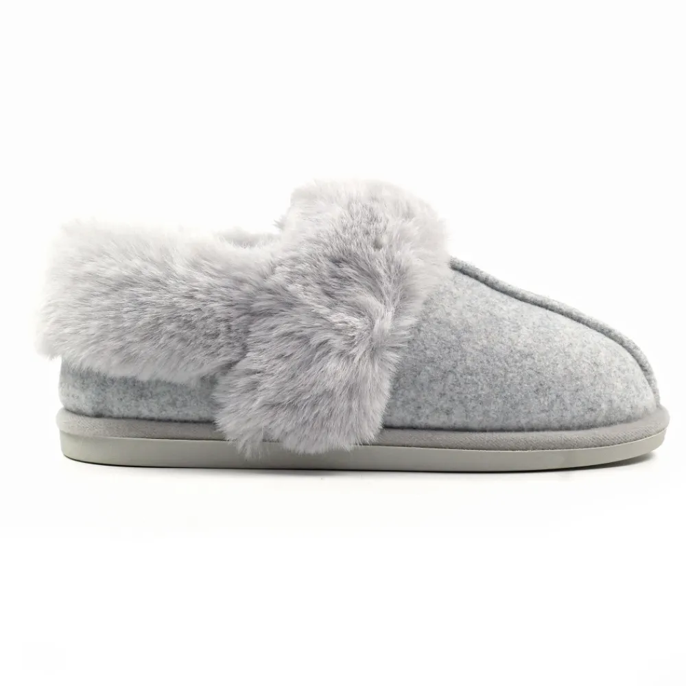 Gift Boxed Slippers | Boot-Lunar Shoes Ember II Grey Slipper