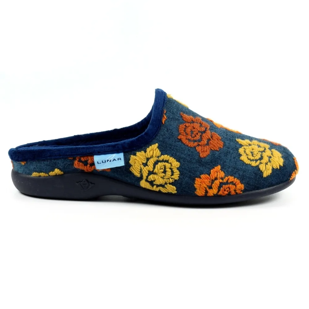 Slip-on | Mule-Lunar Shoes Empire Blue Mule Slipper