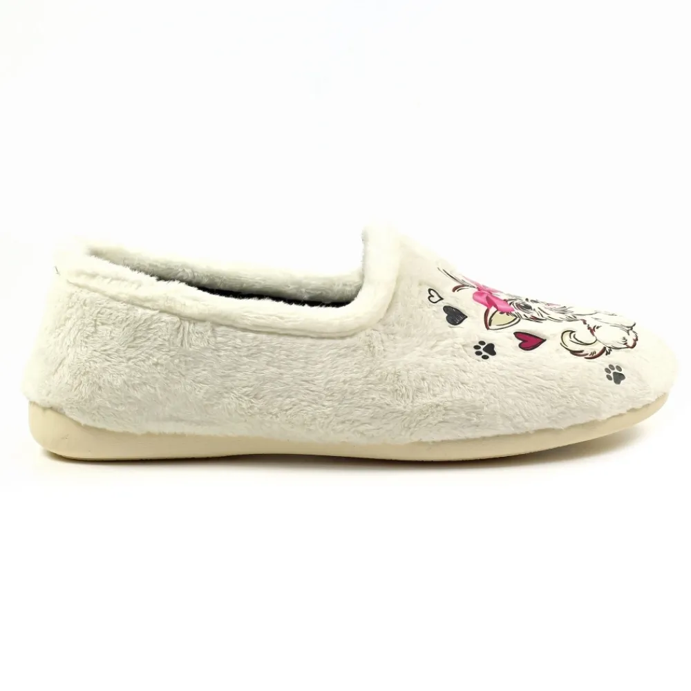 Womens Slippers | Pump-Lunar Shoes Escape White Slipper