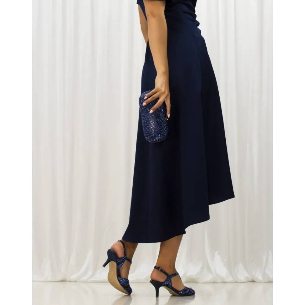 Shoes & Matching Bags | Clutch-Lunar Shoes Francie Blue Gemstone Clutch Bag