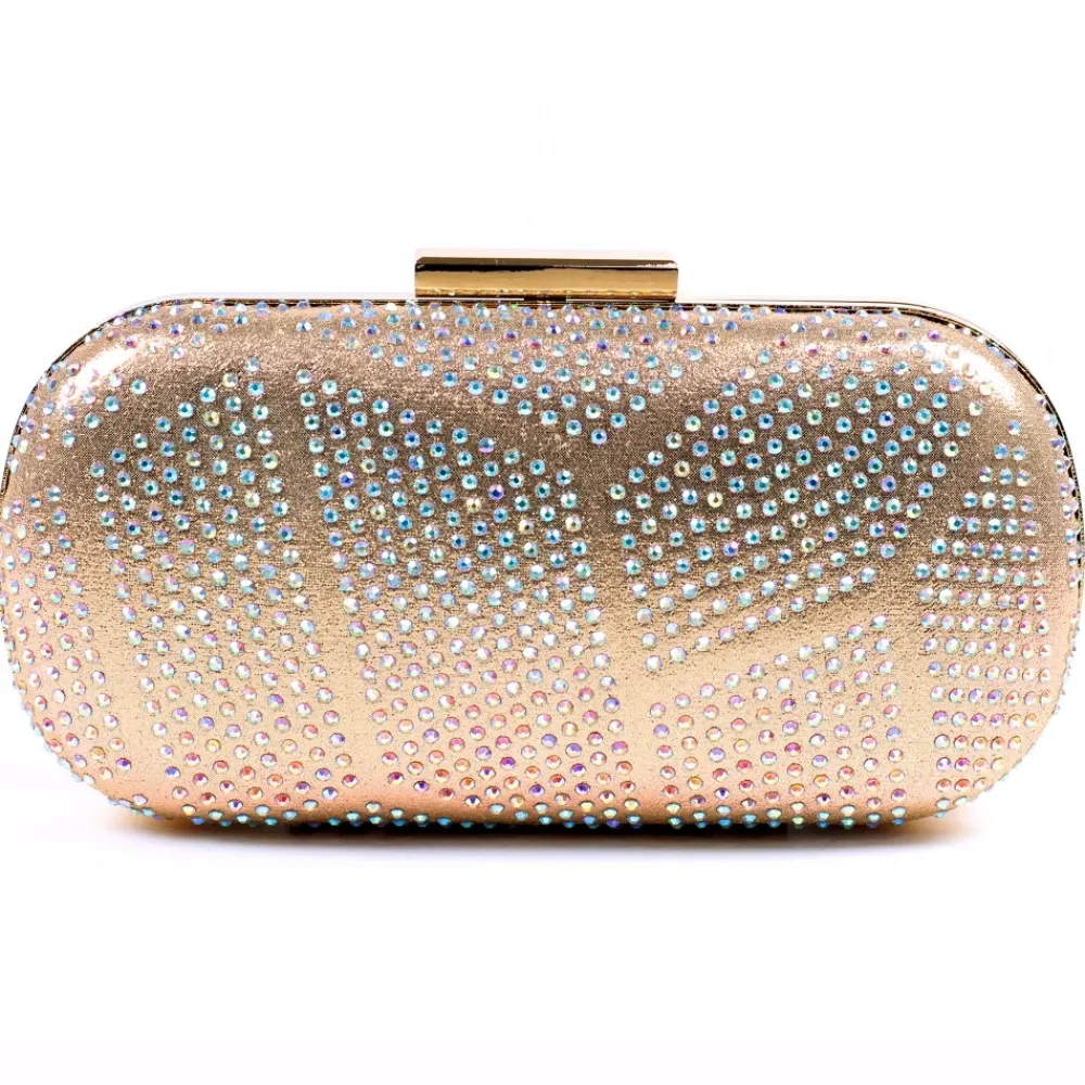 Shoes & Matching Bags | Clutch-Lunar Shoes Francie Gold Gemstone Clutch Bag