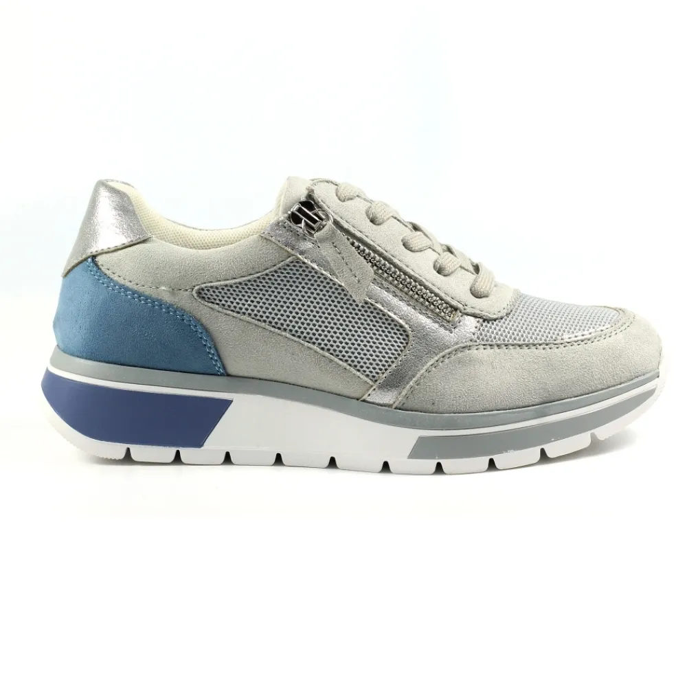 Trainers | Wedges-Lunar Shoes Haller Grey Trainer