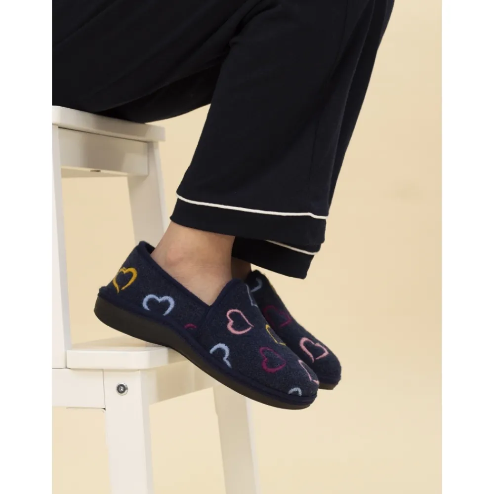 Boot | Slip-on-Lunar Shoes Joyful Navy Slipper