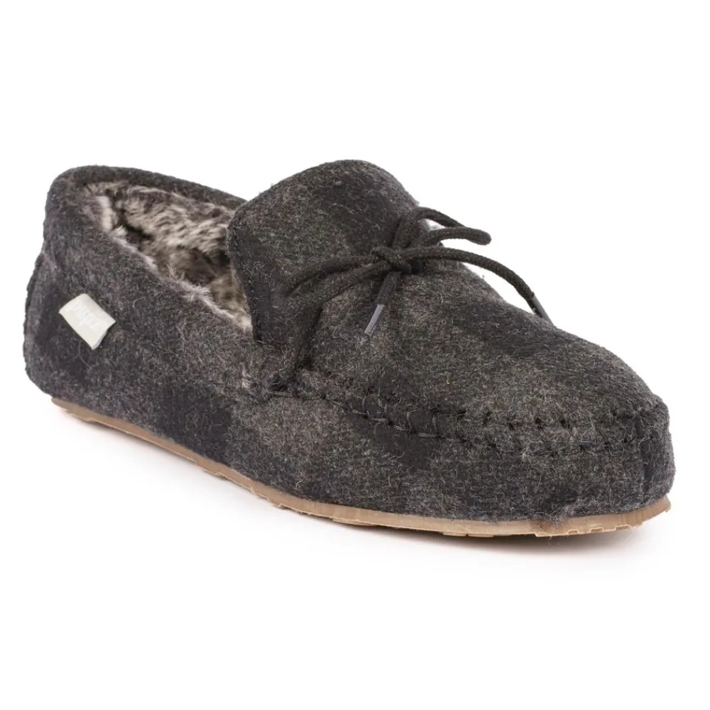 Womens Slippers | Moccasin-Lunar Shoes Kids Lumber Junior Moccasin Slipper