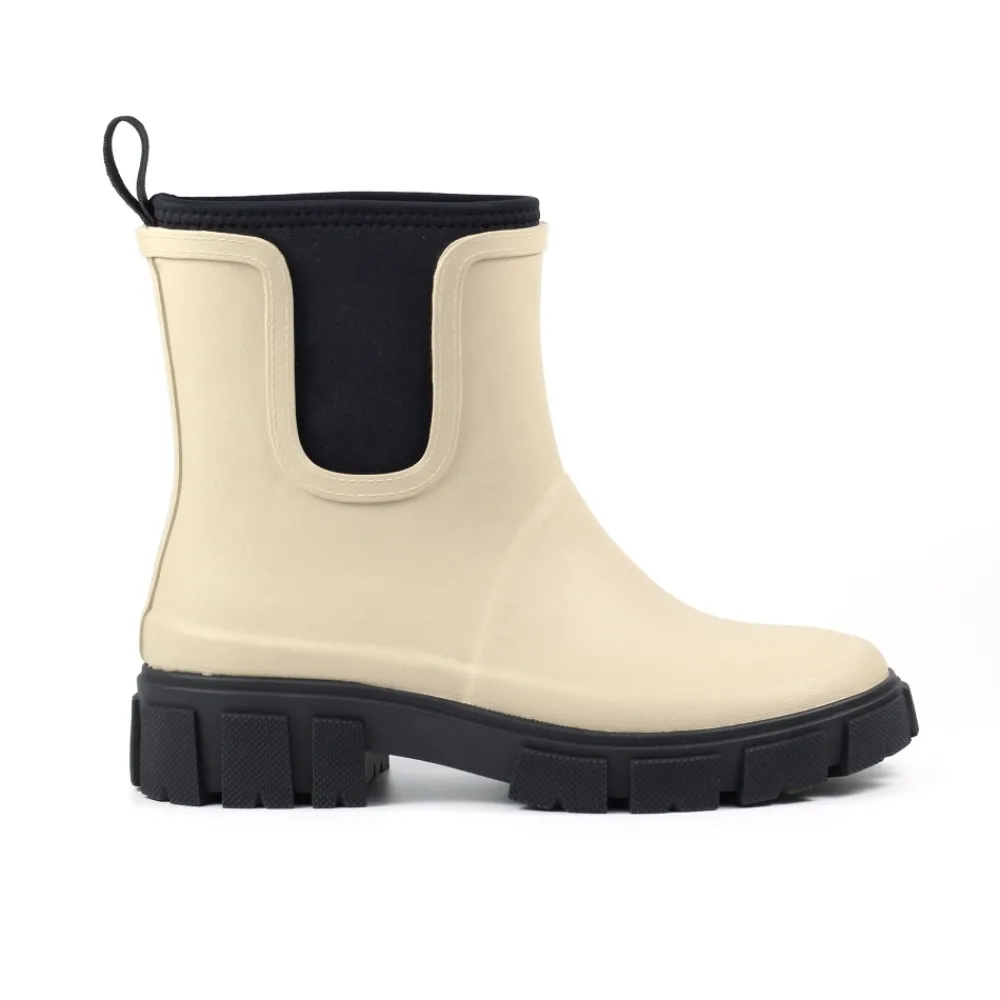 Boots | Wellies-Lunar Shoes Lake Cream Ankle Wellington