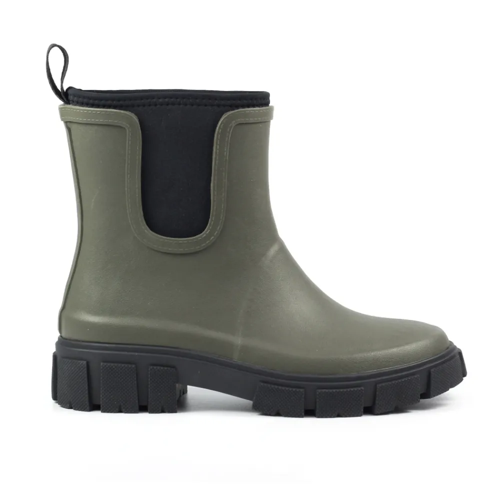 Boots | Wellies-Lunar Shoes Lake Olive Ankle Wellington