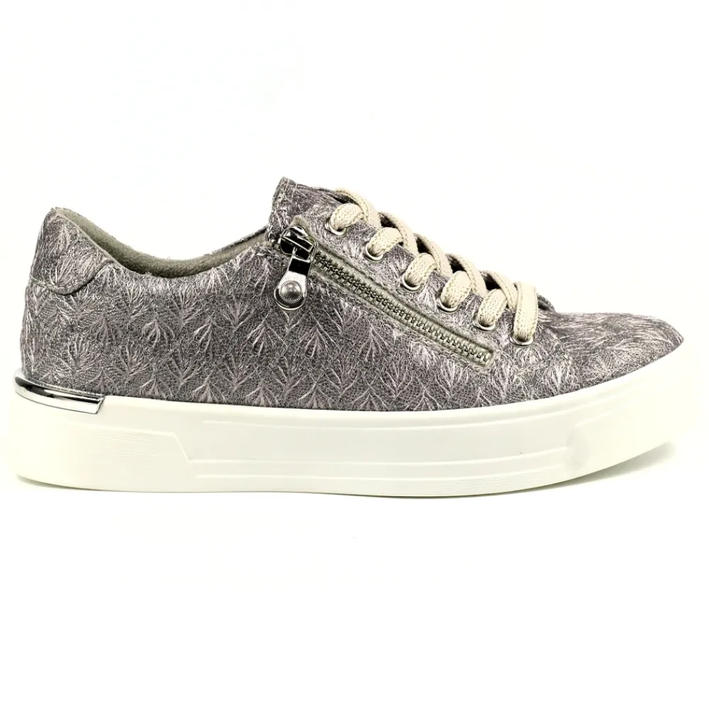 Trainers-Lunar Shoes Layne Pewter Trainer