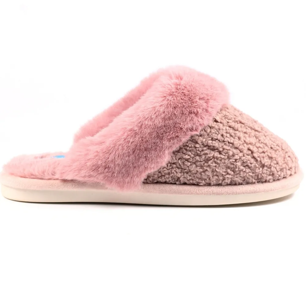 Gift Boxed Slippers | Slip-on-Lunar Shoes Levisa Pink Mule Slipper