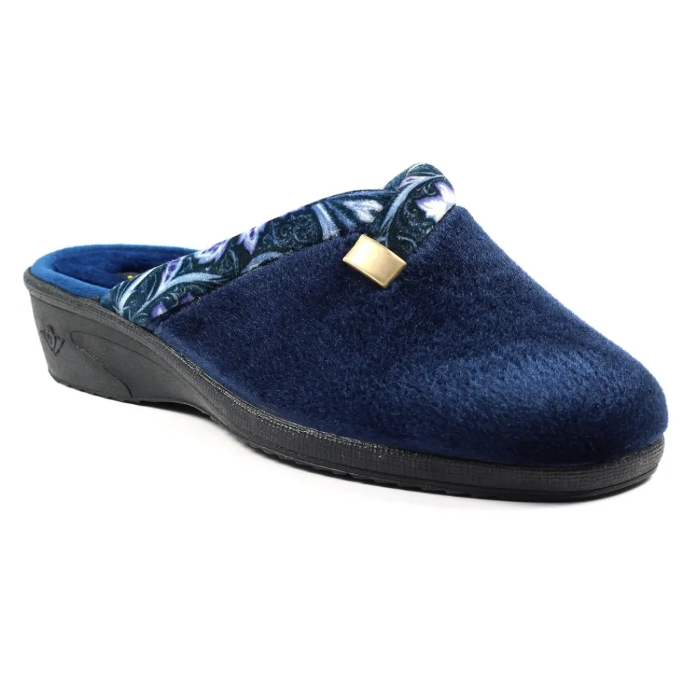 Slip-on | Mule-Lunar Shoes LLB Alexandra Navy Slipper