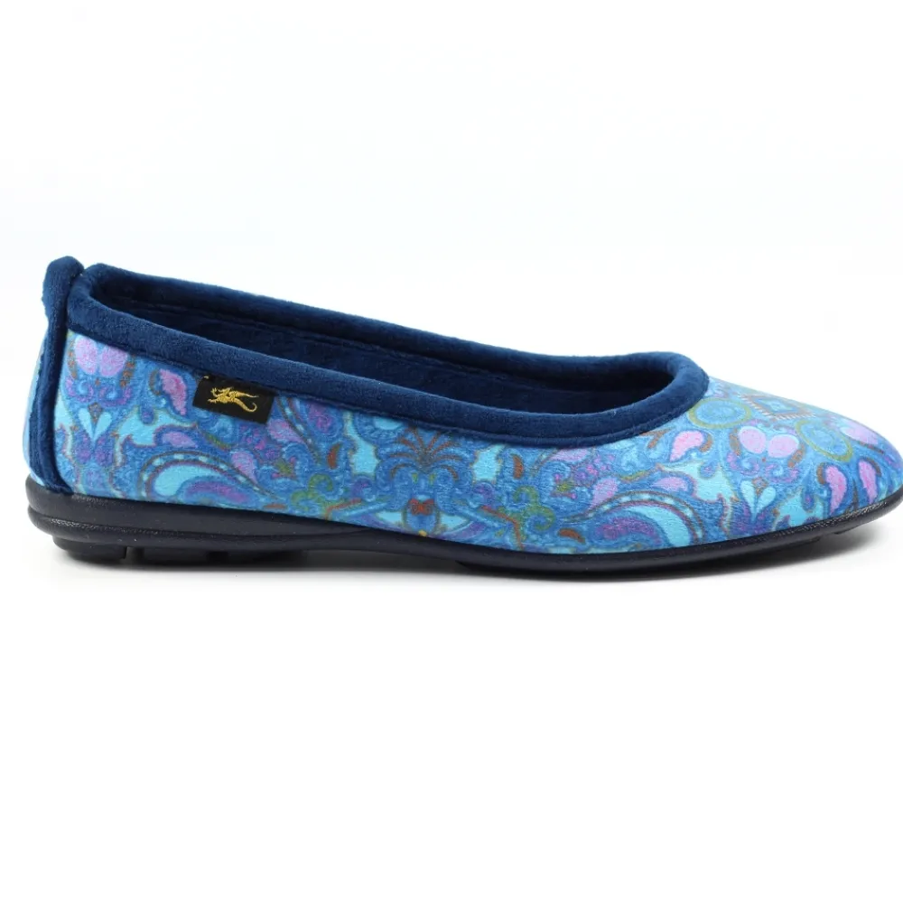 Pump-Lunar Shoes LLB Meribel Blue Pump Slipper