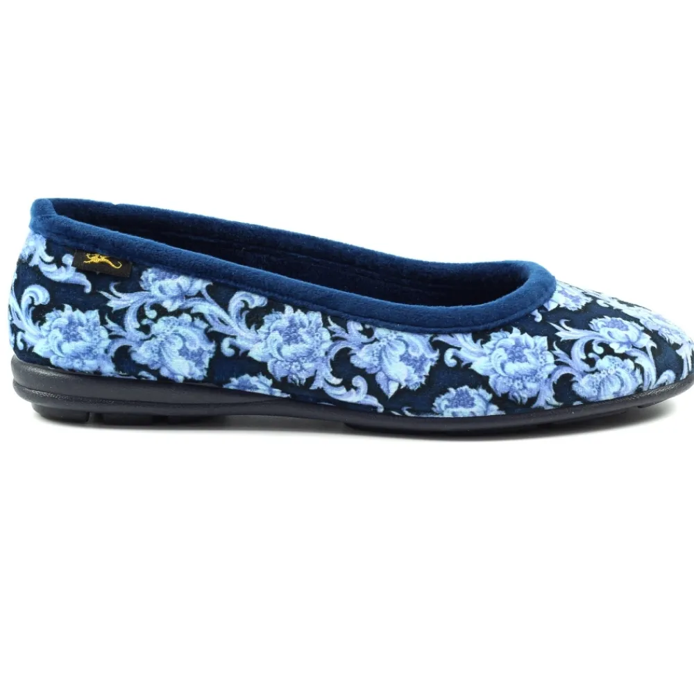 Pump-Lunar Shoes LLB Tamarisk Blue Slipper