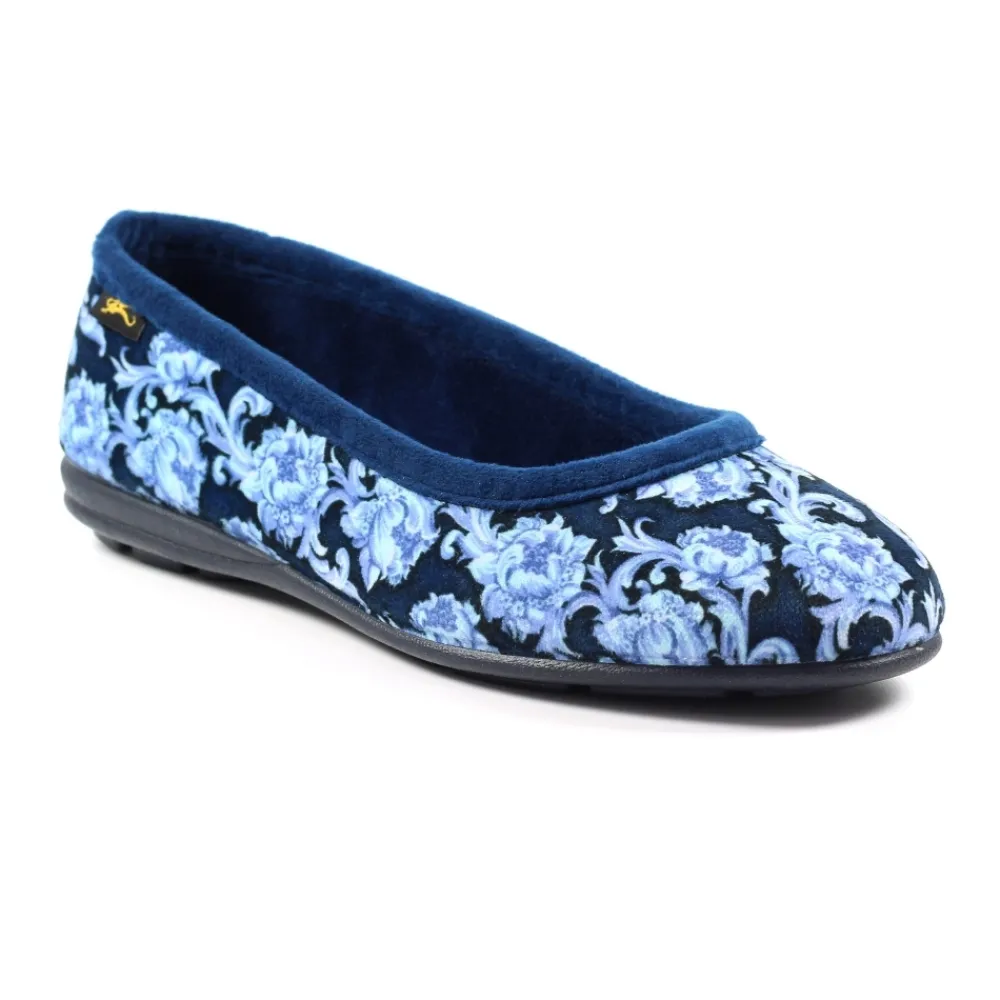 Pump-Lunar Shoes LLB Tamarisk Blue Slipper