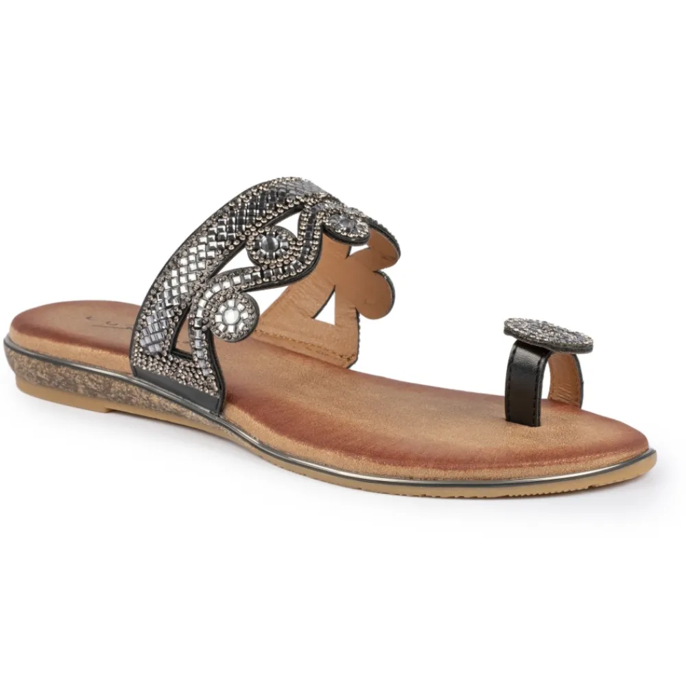 Toe Loop | Mules-Lunar Shoes Lynn Toe Loop Sandal