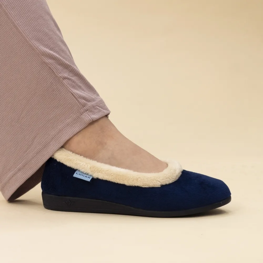 Pump | Slip-on-Lunar Shoes Mabel II Blue Pump