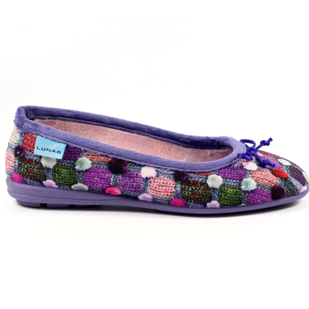 Pump | Slip-on-Lunar Shoes Magic Purple Pump Slipper