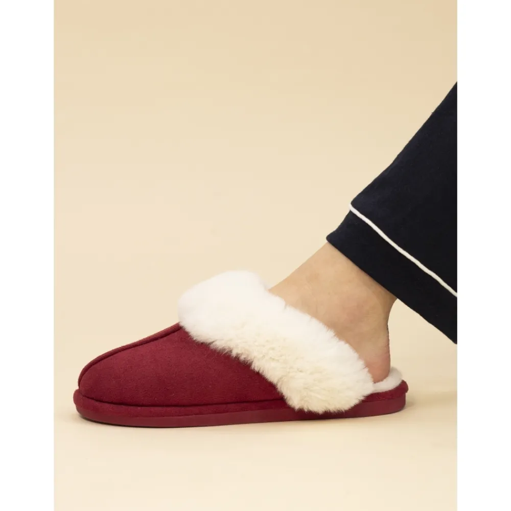 Gift Boxed Slippers | Slip-on-Lunar Shoes Margarita II Berry Slipper