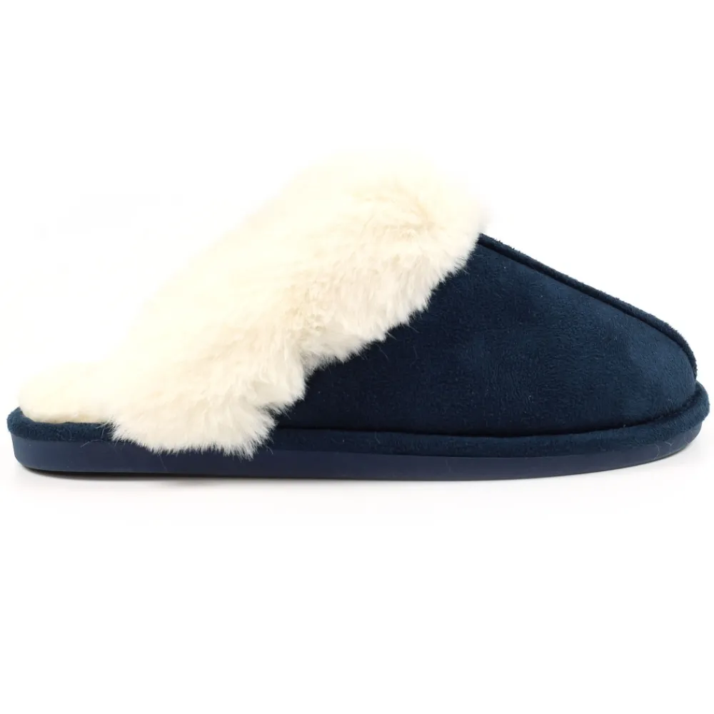 Gift Boxed Slippers | Slip-on-Lunar Shoes Margarita II Blue Slipper