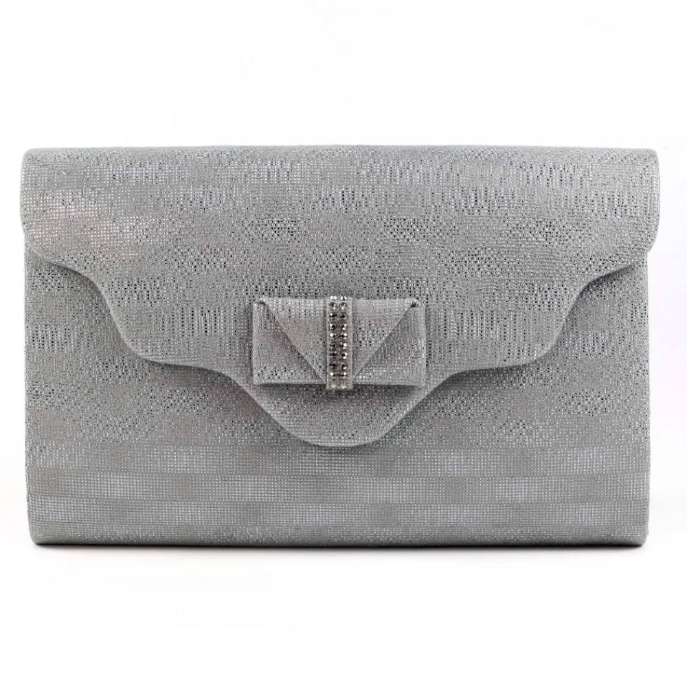 Shoes & Matching Bags | Clutch-Lunar Shoes Mira Pewter Clutch Bag