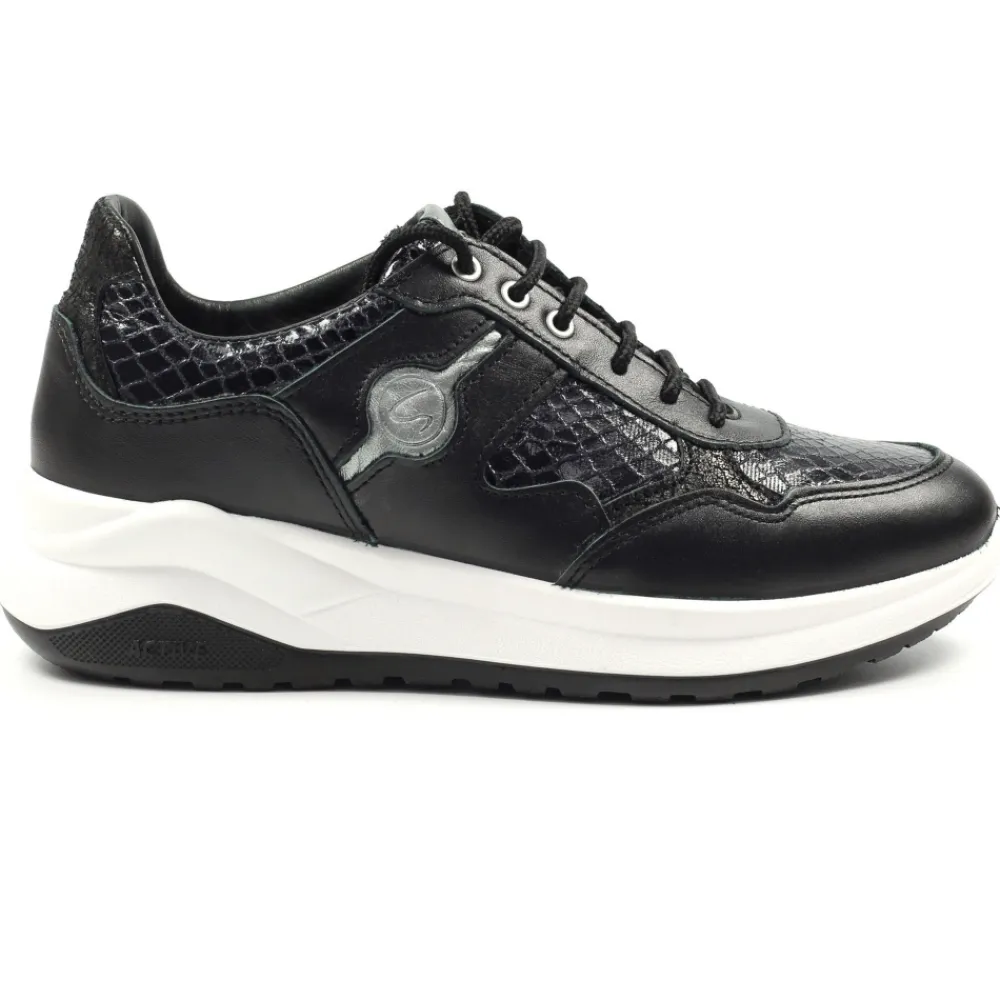 Trainers-Lunar Shoes Nightshade Silver Ladies Active Trainer