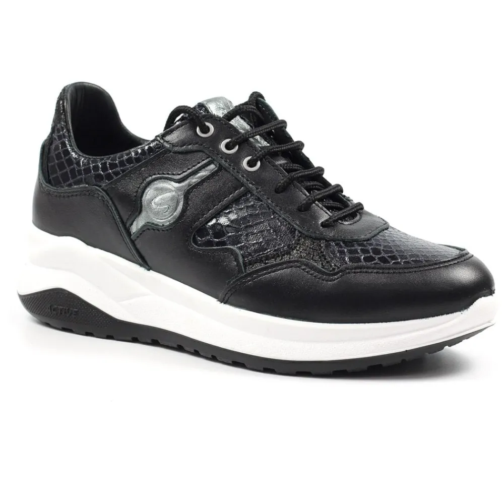 Trainers-Lunar Shoes Nightshade Silver Ladies Active Trainer