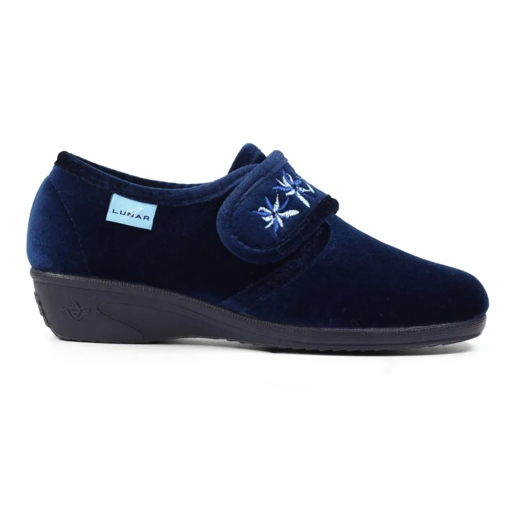 Boot-Lunar Shoes Paula II Navy Slipper