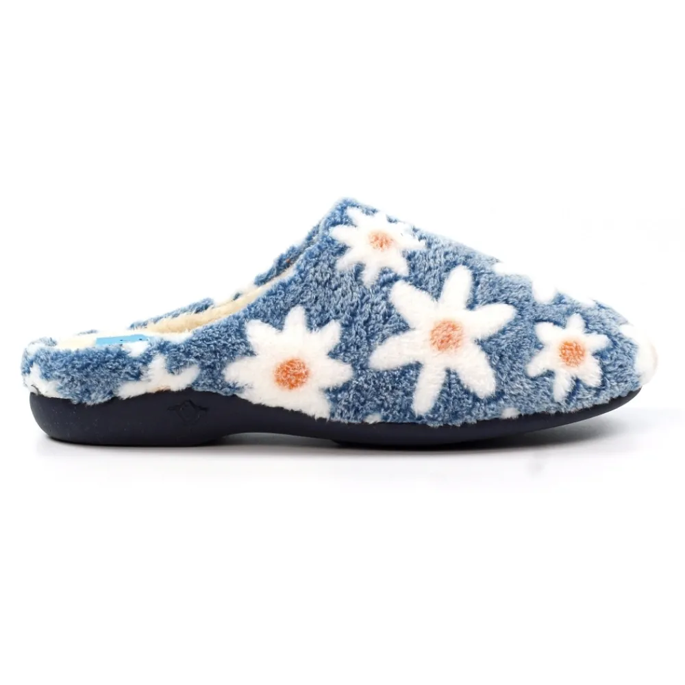 Slip-on | Mule-Lunar Shoes Plumeria Blue Slipper