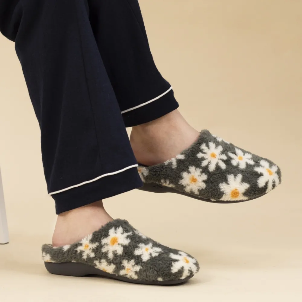 Slip-on | Mule-Lunar Shoes Plumeria Grey Slipper