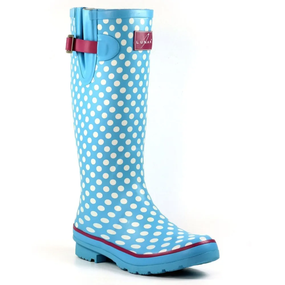 Wellies-Lunar Shoes Polka Dot Wellington