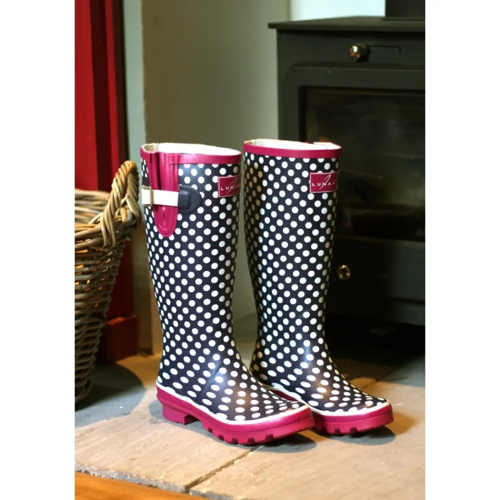 Wellies-Lunar Shoes Polka Dot Wellington