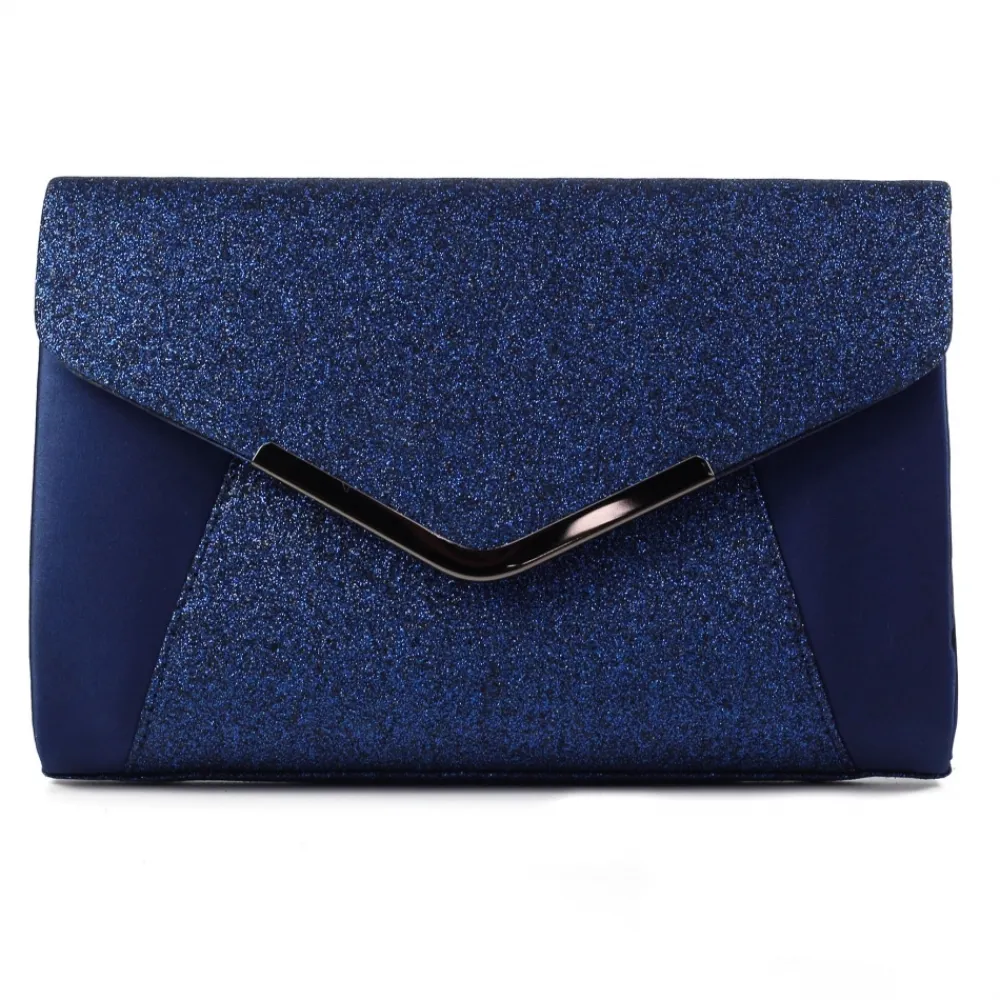 Shoes & Matching Bags | Clutch-Lunar Shoes Rowena Navy Clutch Bag