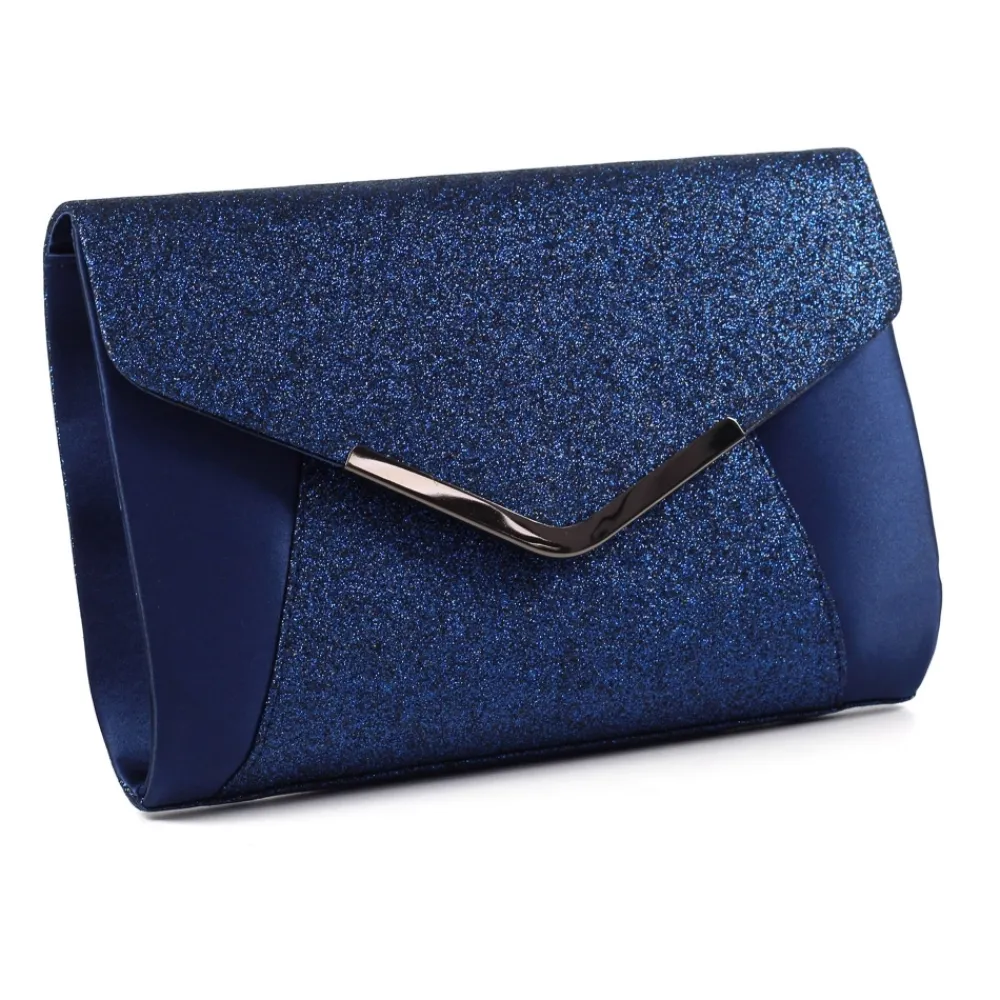 Shoes & Matching Bags | Clutch-Lunar Shoes Rowena Navy Clutch Bag